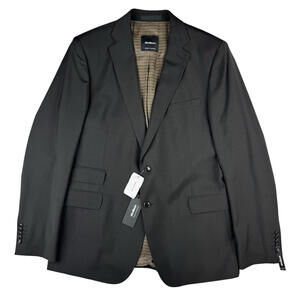 Strellson Wool Slim Fit Suit Blazer Jacket Dark Brown Size EU 50 R | US 40 R